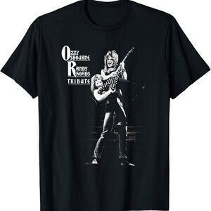 Ozzy Osbourne Randy Rhoads Tribute T-Shirt | Vintage Rock Legends Tee | 24